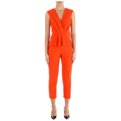 Shop Elisabetta Franchi Women's Jumpsuit Fashion In Orange