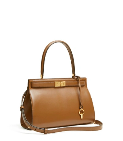 Shop Tory Burch Lee Radziwill Small Bag In Moose