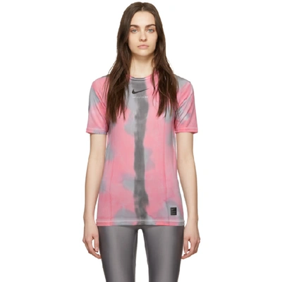 Shop Alyx 1017  9sm Pink Nike Edition Camouflage Logo Sponge T-shirt In 123 Pinkcam