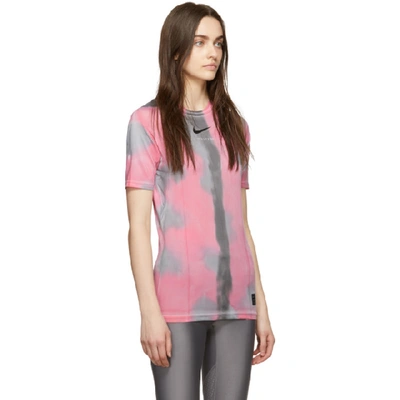 Shop Alyx 1017  9sm Pink Nike Edition Camouflage Logo Sponge T-shirt In 123 Pinkcam