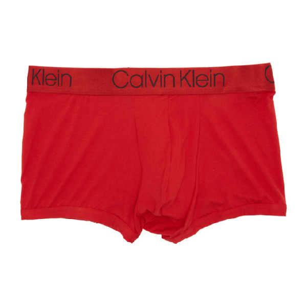 Calvin Klein Underwear Red Micro Boxer Briefs | ModeSens