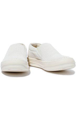 rick owen slip on canvas
