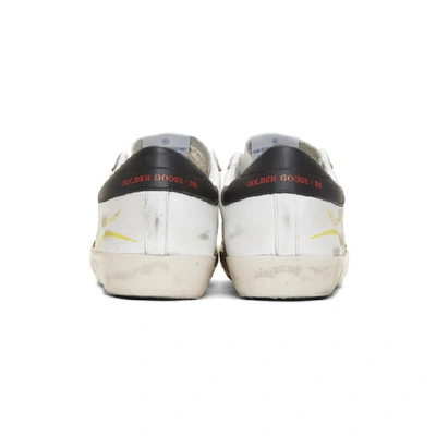 Shop Golden Goose White Flame Dama Superstar Sneakers