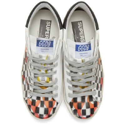 Shop Golden Goose White Flame Dama Superstar Trainers