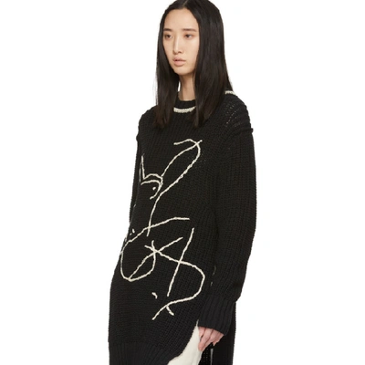 Shop Jil Sander Black Female Body Sweater In 001 Black