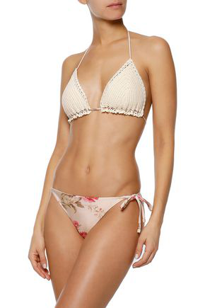 pastel orange bikini