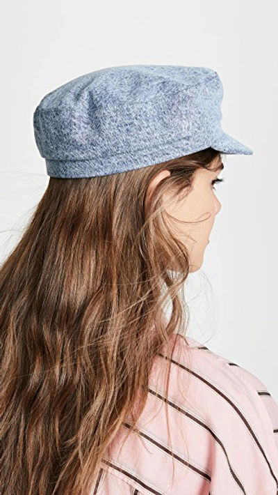 Shop Isabel Marant Evie Cap In Snow Blue