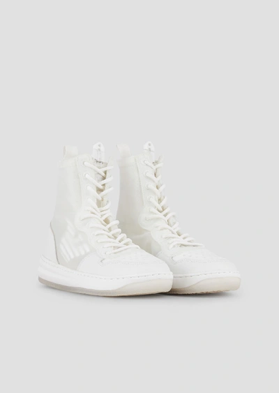 Shop Emporio Armani Sneakers - Item 11676527 In White