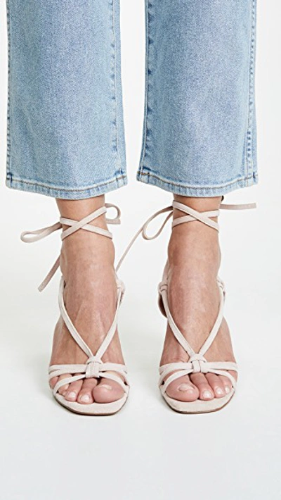 Shop Matiko Nina Strappy Sandals In Blush