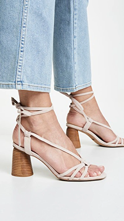 Shop Matiko Nina Strappy Sandals In Blush