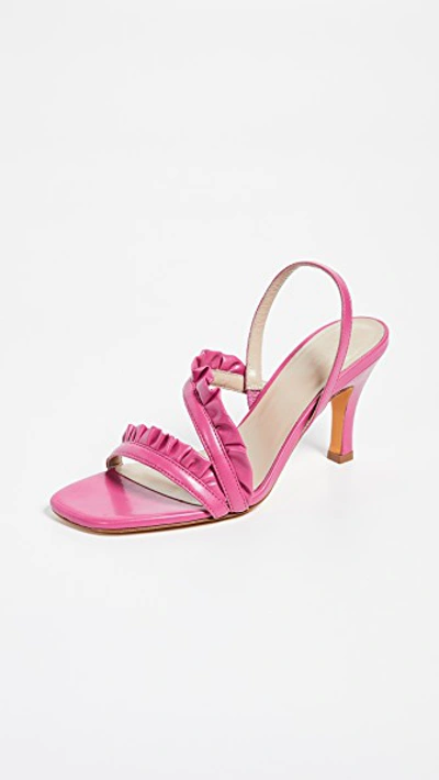 Shop Maryam Nassir Zadeh Estrella Heel In Berry