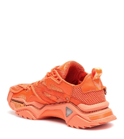 Shop Calvin Klein 205w39nyc Strike 205 Sneakers In Orange