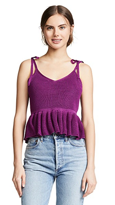 Shop Eleven Six Mali Sweater Cami In Violet