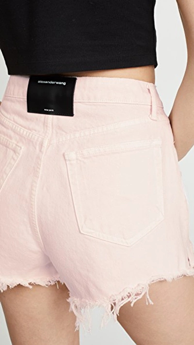 Shop Alexander Wang Bite Shorts In Pink