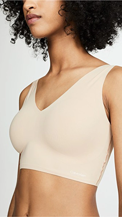 Shop Calvin Klein Underwear Lightly Lined V Neck Bralette Bare