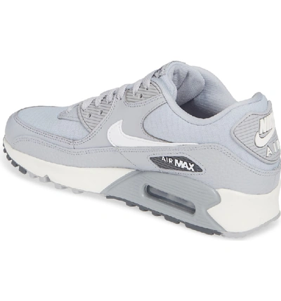 Shop Nike 'air Max 90' Sneaker In Wolf Grey/ White/ Dark Grey