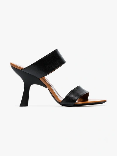 Shop Simon Miller Black Tee 95 Slip-on Leather Sandals