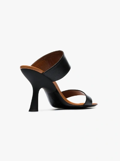 Shop Simon Miller Black Tee 95 Slip-on Leather Sandals