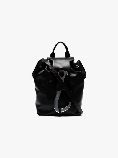 Shop Alyx 1017  9sm Black Baby Claw Leather Backpack