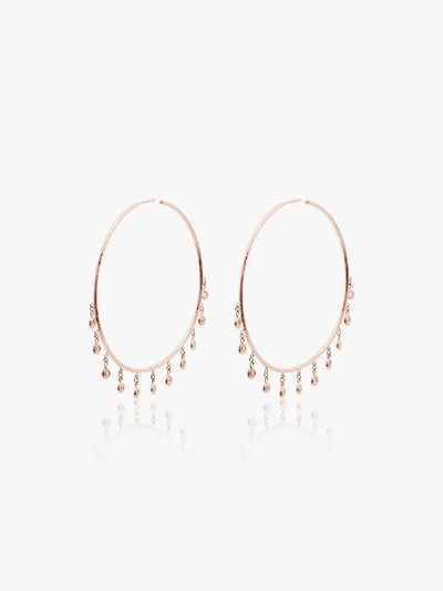 Shop Jacquie Aiche 14k Rose Gold Shaker Hoop Earrings