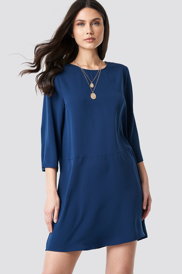 Na-kd Shift Mini Dress - Blue In Dress Blues | ModeSens