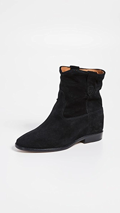 Shop Isabel Marant Crisi Boots In Black