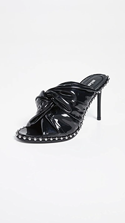 Shop Alexander Wang Lily High Heel Sandals In Black