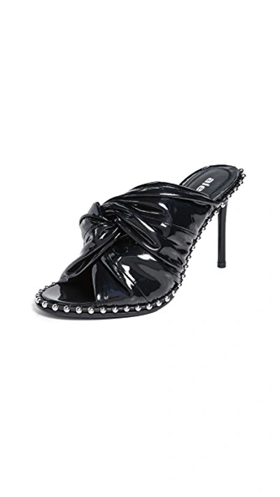 Shop Alexander Wang Lily High Heel Sandals In Black