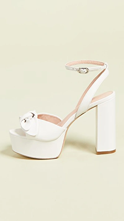 Shop Rachel Zoe Courtney Platform Sandals In White