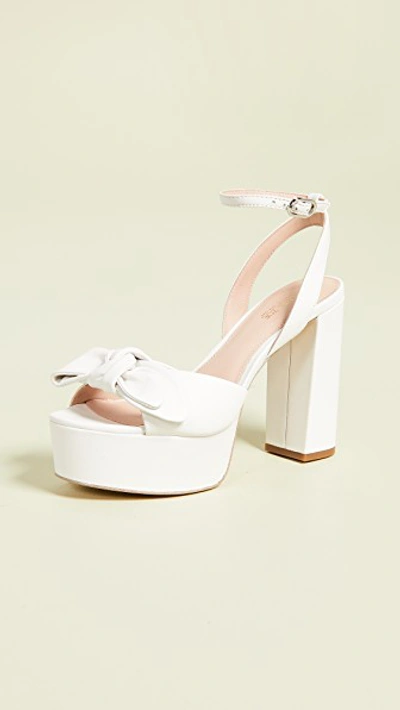 Shop Rachel Zoe Courtney Platform Sandals In White
