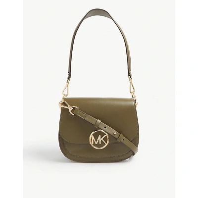 Michael kors lillie saddle deals bag