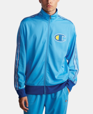 champion blue track jacket