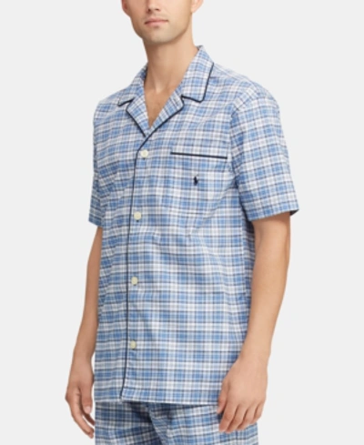 Shop Polo Ralph Lauren Men's Plaid Pajama Shirt In Darbys Plaid