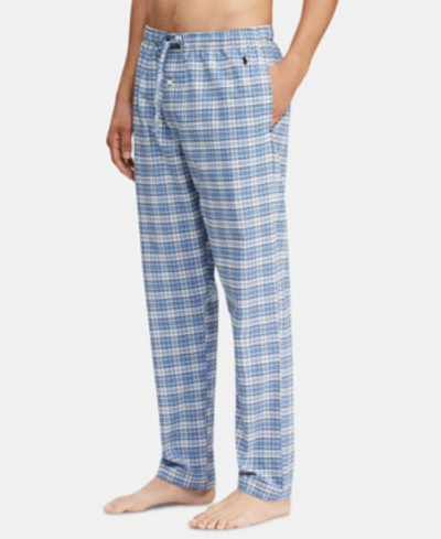Shop Polo Ralph Lauren Men's Plaid Pajama Pants In Darbys Plaid