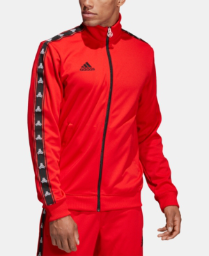 adidas jacket mens red