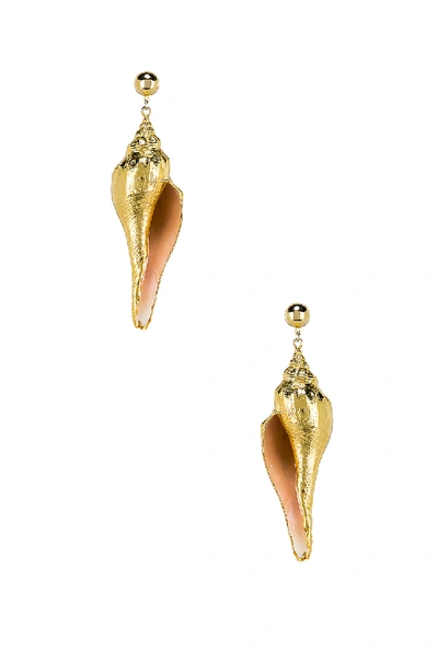Shop Jennifer Behr Neptune Earrings In Gold