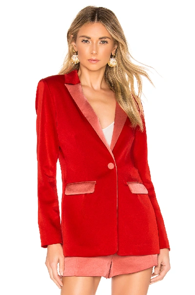 Shop Alexis Nevra Blazer In Red