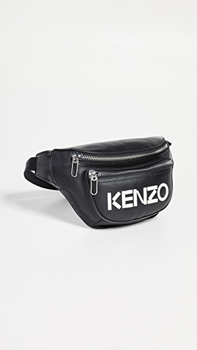 Shop Kenzo Bum Bag Fanny Pack In Black