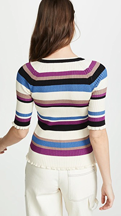 Shop Eleven Six Abi Sweater In Multi Stripe