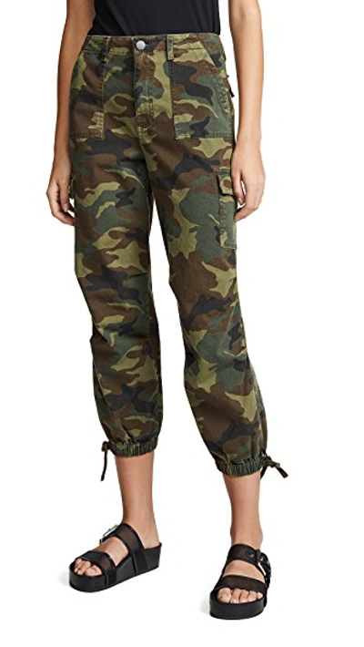 Shop Alice And Olivia High Waist Cargo Pants In Camo