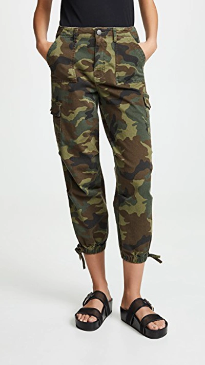 Shop Alice And Olivia High Waist Cargo Pants In Camo