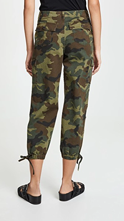 Shop Alice And Olivia High Waist Cargo Pants In Camo