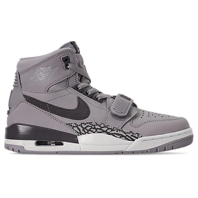 Shop Nike Men's Air Jordan Legacy 312 Off-court Shoes In Grey Size 12.0 Leather