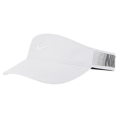 all white nike visor