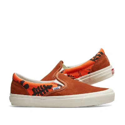 Shop Vans Vault X Modernica Og Classic Slip-on Lx In Orange