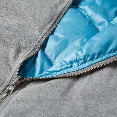 Shop Nanamica Reversible Down Jacket In Grey