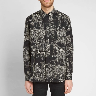 Day Of The Dead Shirt In Black
