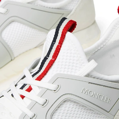 Shop Moncler Emilien Mesh Sneaker In White