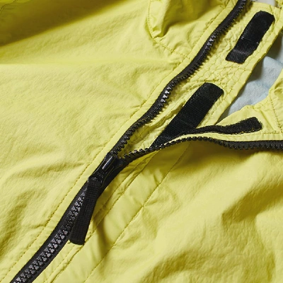 Stone Island Membrana 3l Tc Zip Hooded Shell Jacket In Yellow | ModeSens