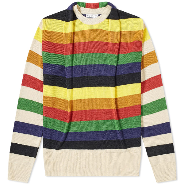 Jw Anderson Multicolour Stripe Knit | ModeSens